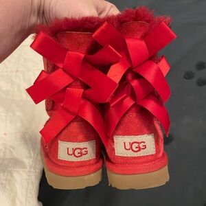 UGG Kids Red Bailey Boots